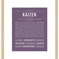 Frame Options | Deep Purple | Maple Frame, Matted