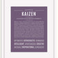 Frame Options | Deep Purple | White Frame, Matted