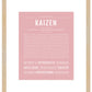 Frame Options | Dusty Rose | Maple Frame, Matted