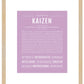 Frame Options | Lilac | Maple Frame, Matted