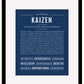 Frame Options | Midnight Blue | Black Frame, Matted