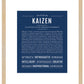 Frame Options | Midnight Blue | Maple Frame, Matted