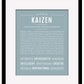 Frame Options | Powder Blue | Black Frame, Matted