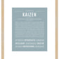 Frame Options | Powder Blue | Maple Frame, Matted