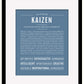Frame Options | Steele Blue | Black Frame, Matted