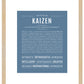 Frame Options | Steele Blue | Maple Frame, Matted