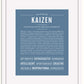 Frame Options | Steele Blue | White Frame, Matted