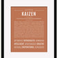 Frame Options | Terra Cotta | Black Frame, Matted