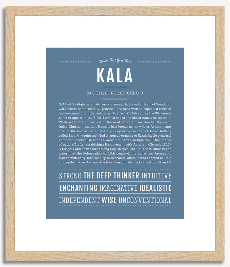 Kala | Name Art Print