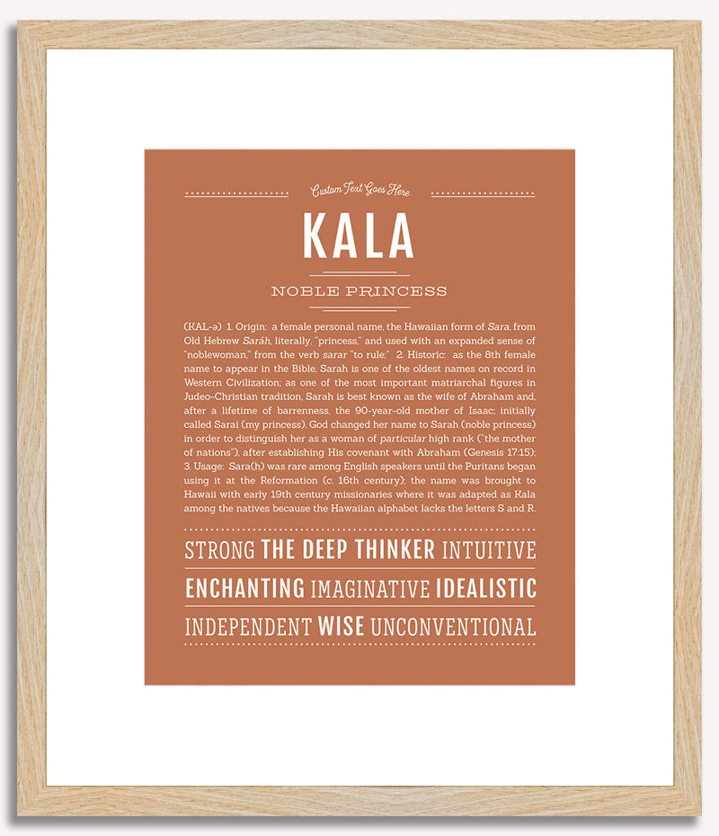 Kala | Name Art Print