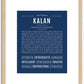 Kalan | Name Art Print