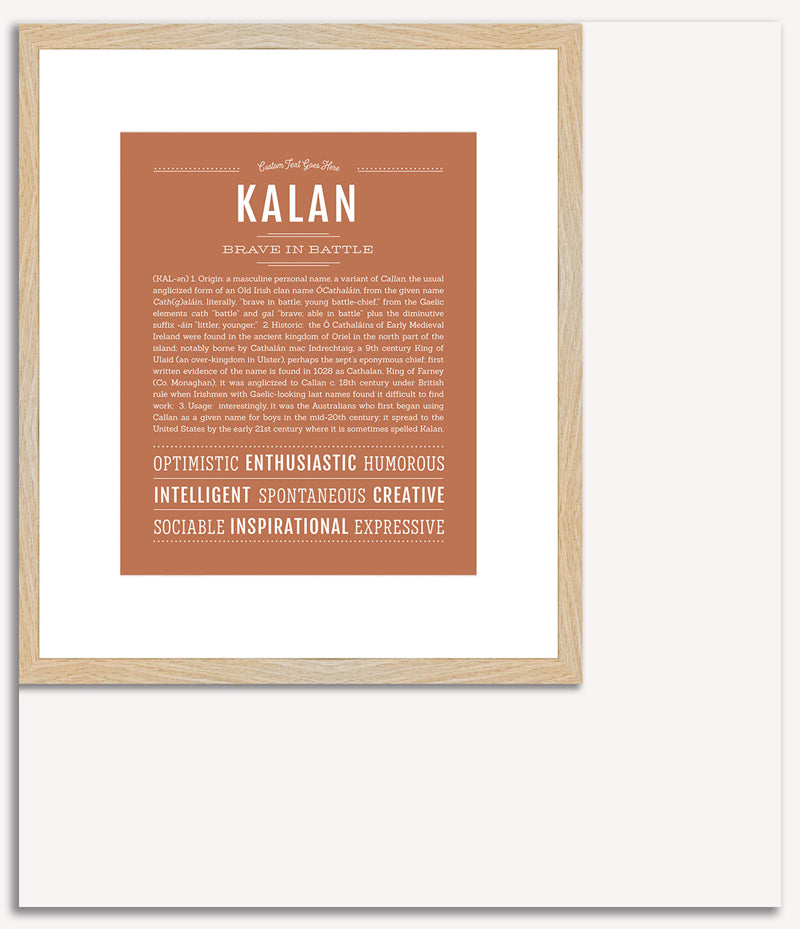 Kale | Name Art Print