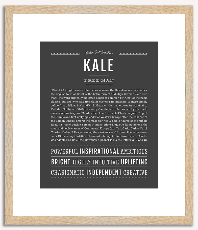 Kale | Name Art Print