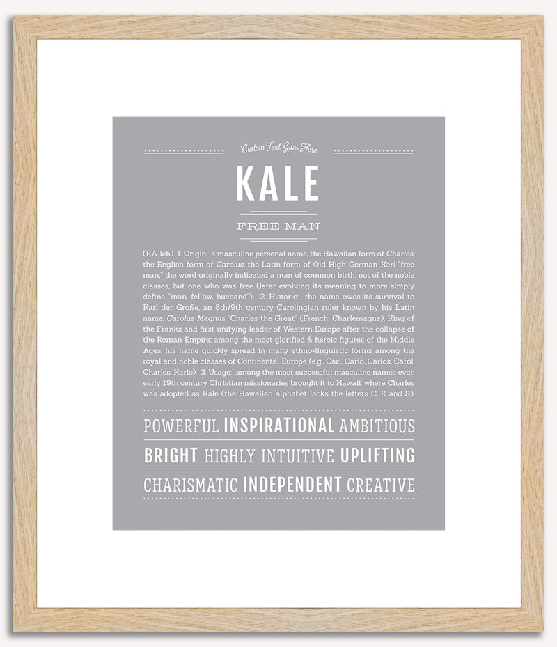 Kale | Name Art Print