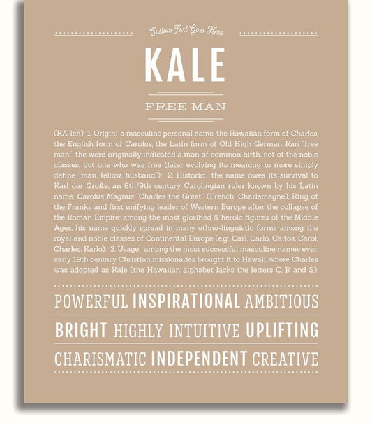 Frame Options | Tan | No Frame