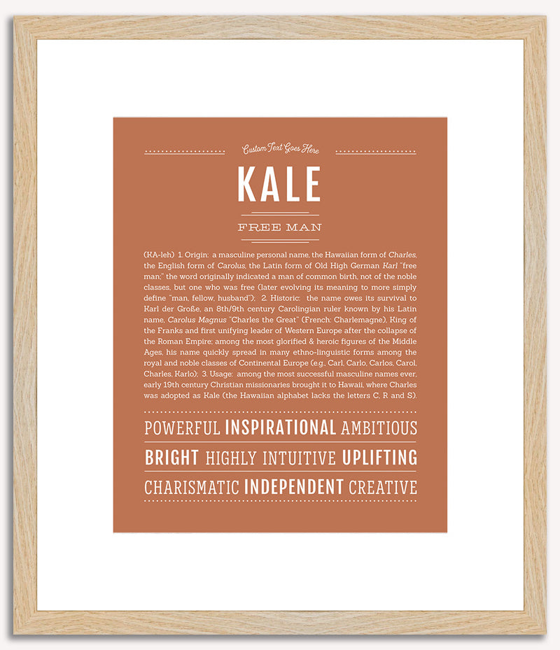 Kale | Name Art Print