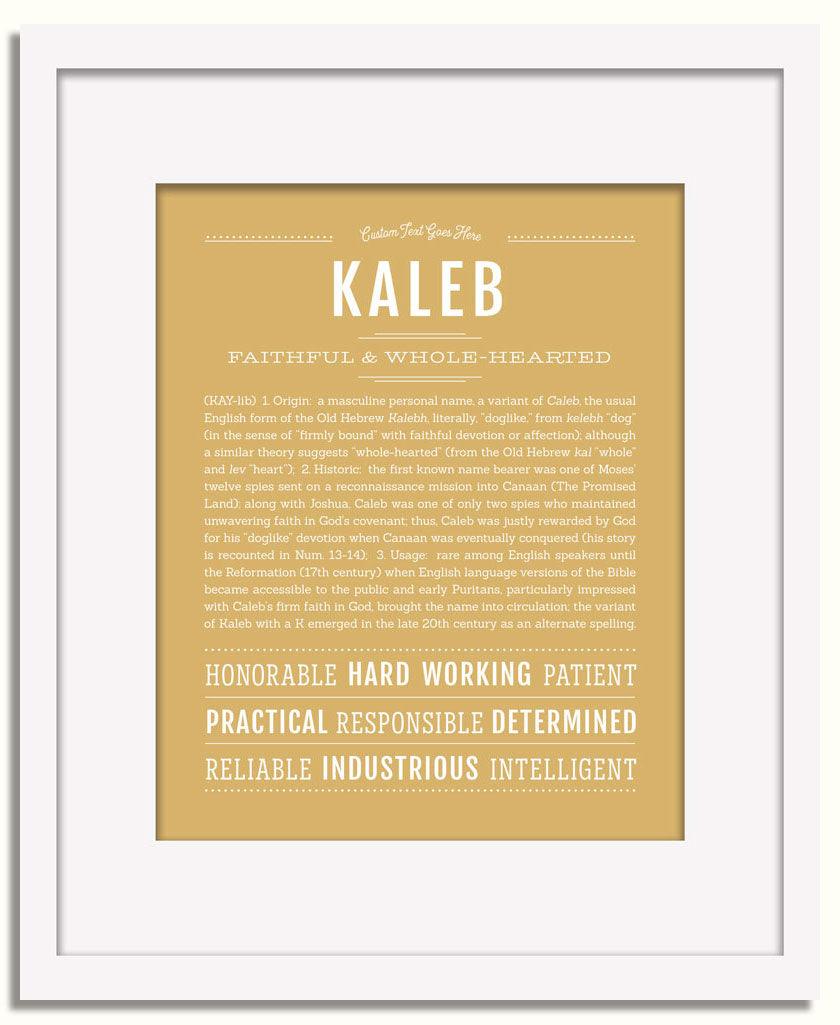 Frame Options | Matte Gold | White Frame, Matted