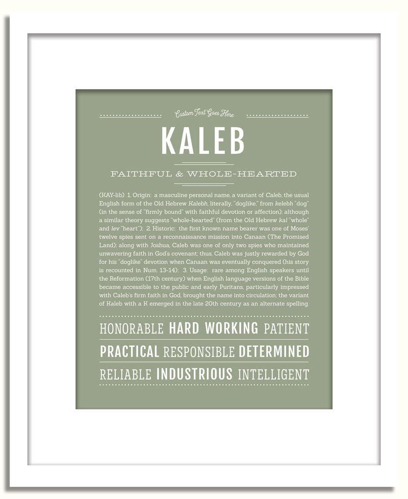 Frame Options | Sage | White Frame, Matted