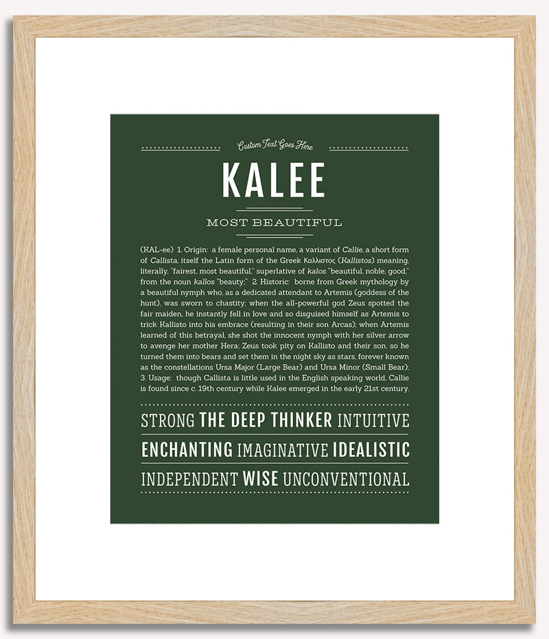 Kalee | Name Art Print