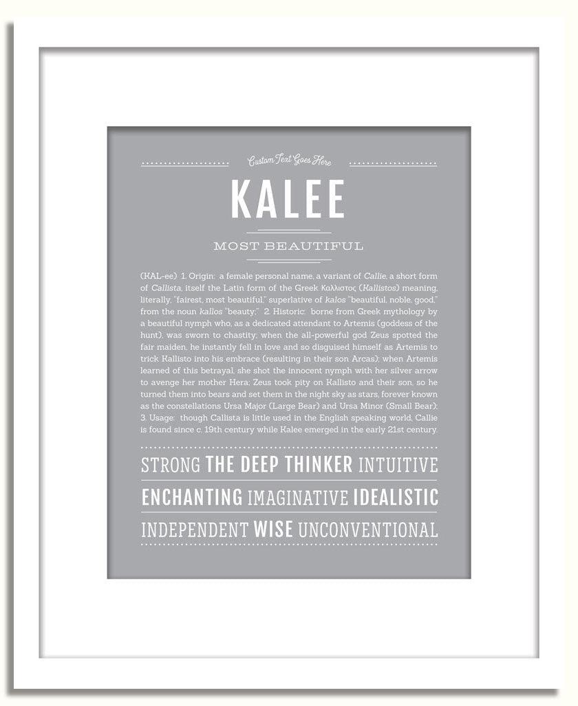 Frame Options | Light Gray | White Frame, Matted