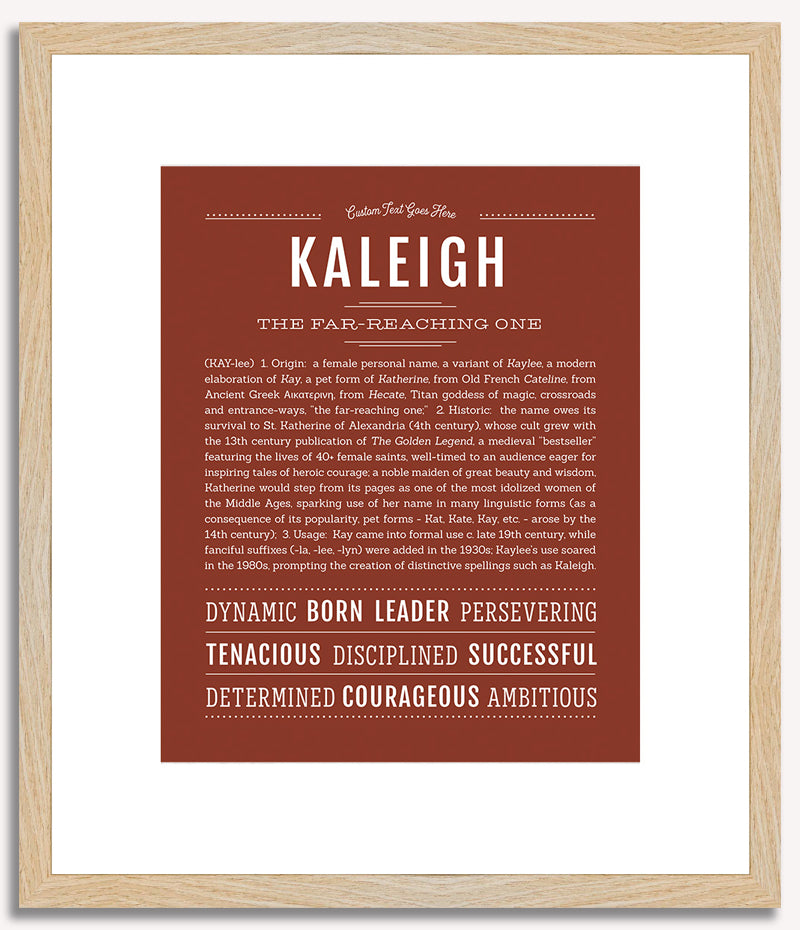 Kaleigh | Name Art Print