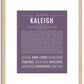 Kaleigh | Name Art Print