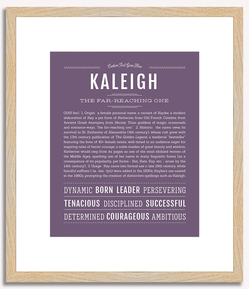 Kaleigh | Name Art Print