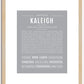 Kaleigh | Name Art Print