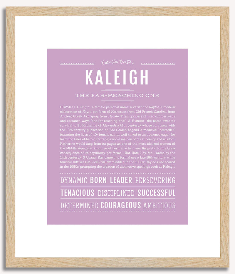 Kaleigh | Name Art Print