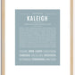 Kaleigh | Name Art Print