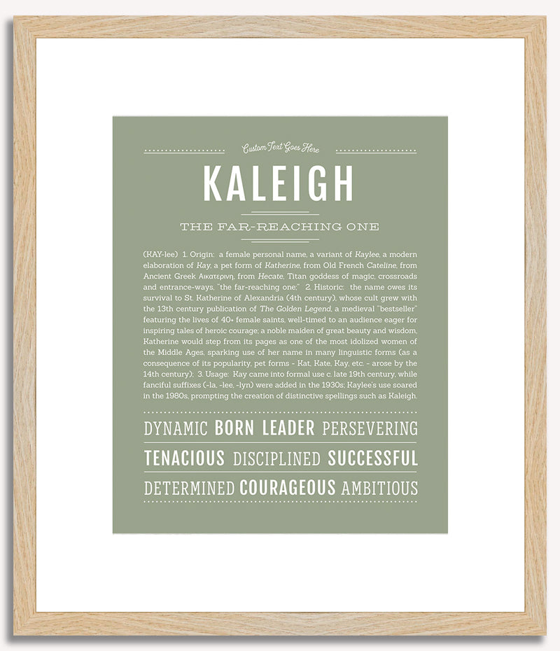 Kaleigh | Name Art Print