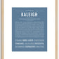 Kaleigh | Name Art Print