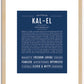 Kalel | Name Art Print