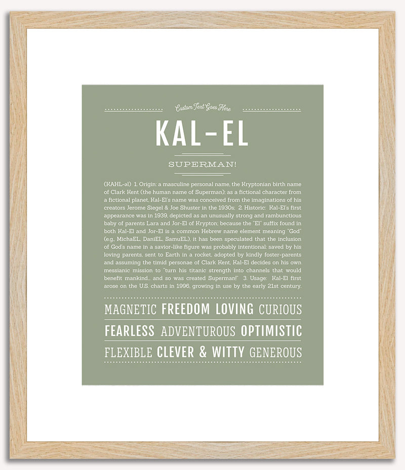 Kalel | Name Art Print