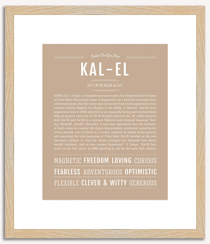 Kalel | Name Art Print