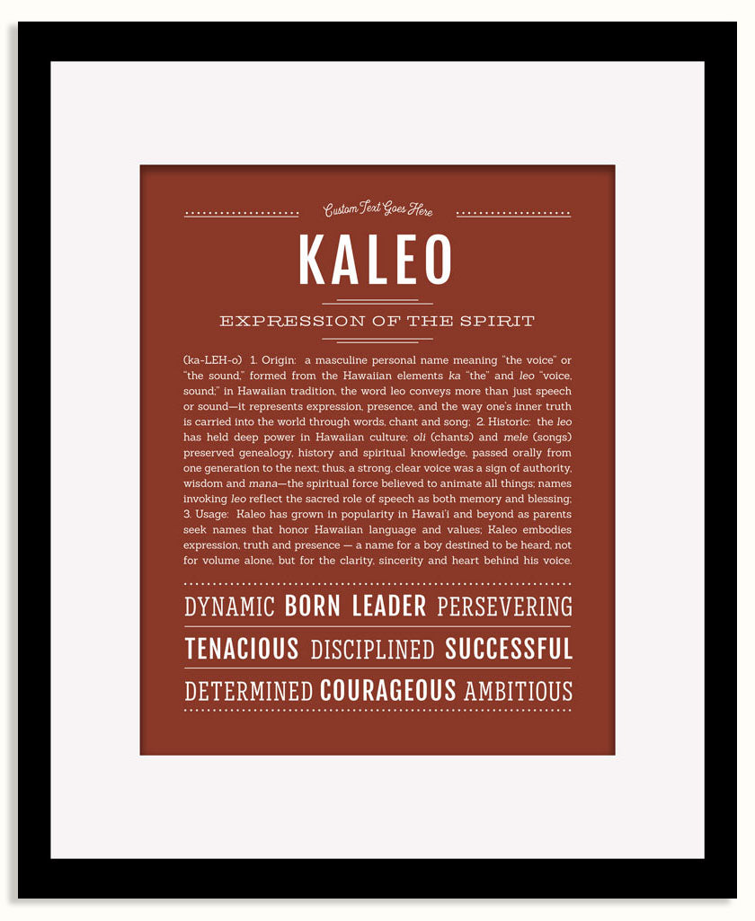 Frame Options | Bordeaux | Black Frame, Matted