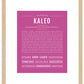 Frame Options | Dark Pink | Maple Frame, Matted