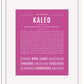 Frame Options | Dark Pink | White Frame, Matted