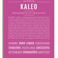 Frame Options | Dark Pink | No Frame