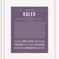 Frame Options | Deep Purple | White Frame, Matted