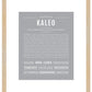 Frame Options | Light Gray | Maple Frame, Matted