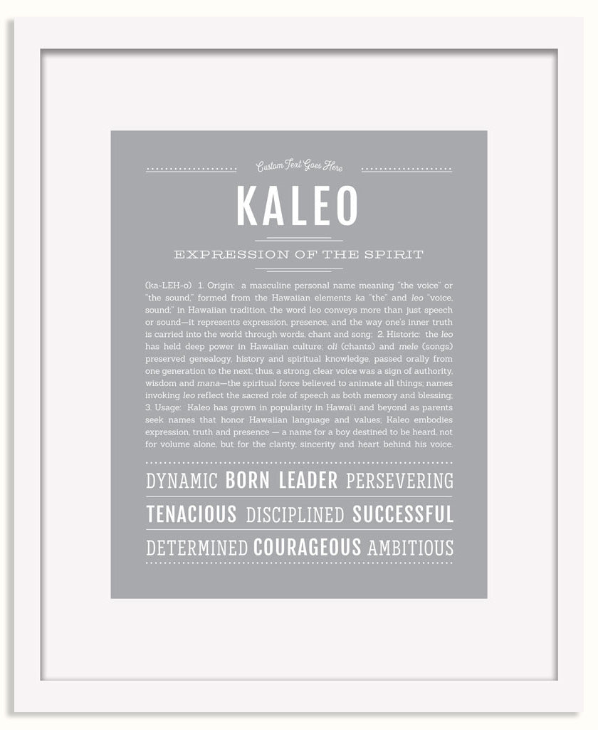 Frame Options | Light Gray | White Frame, Matted