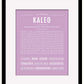 Frame Options | Lilac | Black Frame, Matted