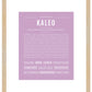 Frame Options | Lilac | Maple Frame, Matted