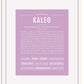 Frame Options | Lilac | White Frame, Matted