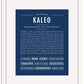 Frame Options | Midnight Blue | White Frame, Matted