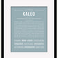 Frame Options | Powder Blue | Black Frame, Matted