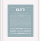 Frame Options | Powder Blue | White Frame, Matted