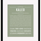 Frame Options | Sage | Black Frame, Matted