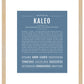 Frame Options | Steele Blue | Maple Frame, Matted